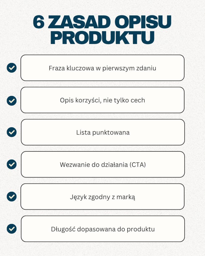 grafika przedstawiajaca zasady opisu produky